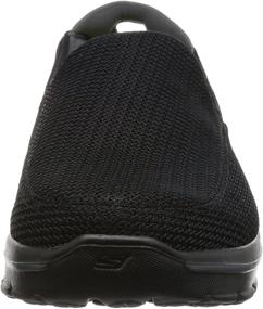 img 3 attached to Skechers Performance Slip Walking Black Men's Shoes and Athletic