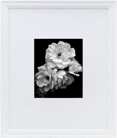 img 4 attached to 🖼️ Versatile Studio Nova Picture Frame: Display 8 x 10 or 16 x 20 Photos in White, Mat or No Mat Option Available