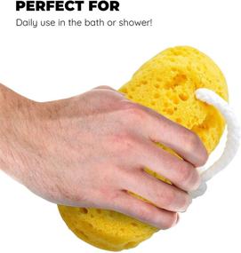 img 1 attached to 🛁 Jacent Deep Cleaning Foam Body Sponge: Soft Loofah Scrubber for a Refreshing Bath and Shower Experience