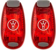 🏃 enhance your safety with led safety light 2 pack - ideal for runners, cyclists, walkers, joggers, kids, dogs, and more! логотип