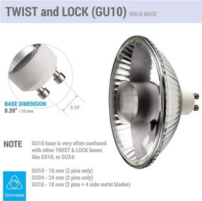 img 3 attached to 6-Pack of 75-Watt Halogen R111 Reflector GU10 Flood Light Bulbs