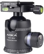aoka professional 360-degree rotating panoramic ball head: enhanced stability and precision for photography enthusiasts (kk44) logo