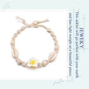 img 3 attached to Браслеты Jeweky Flower Anklets Jewelry