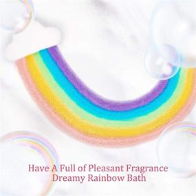 img 2 attached to 🛁 Organic Handcrafted Rainbow Bath Bombs – SIX FOXES, Ideal for Christmas, Birthdays, Valentines, Anniversaries, and Mothers Day Gifts