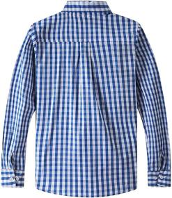 img 2 attached to X Large Boys' Clothing in Spring-inspired Gingham Uniform by Gege