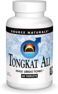 💪 tongkat ali by source naturals: 60 tablet formula for optimal results logo