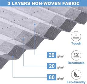 img 2 attached to Lifewit Foldable Storage Bags - Organize and Protect Your Clothes, Quilts, Blankets, and Bedding - Set of 4, Grey