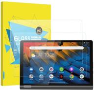 📱 moko 2-pack lenovo yoga smart tab 10.1 inch screen protector - ultra clear tempered glass film логотип