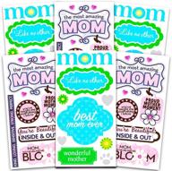 🎉 deluxe mom sticker packs - happy mother's day stickers set (gift card decorations, scrapbook, party supplies) logo