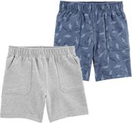 carters 2 pack french terry shorts boys' clothing and shorts logo