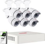 🎥 tonton 5mp lite 8 channel security camera system with 1tb hdd and 6pcs 2.0mp outdoor cctv bullet cameras - hybrid dvr for easy remote viewing, motion detection, and free app & email alerts logo