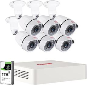 img 4 attached to 🎥 Tonton 5MP Lite 8 Channel Security Camera System with 1TB HDD and 6PCS 2.0MP Outdoor CCTV Bullet Cameras - Hybrid DVR for Easy Remote Viewing, Motion Detection, and Free App & Email Alerts