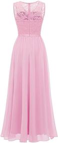 img 2 attached to Wedding Chiffon Evening Bridesmaid Champagne Women's Clothing in Dresses