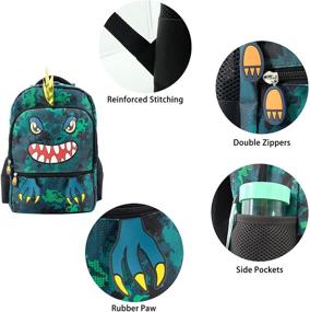 img 2 attached to 🦕 Kid's Dinosaur Backpack by HiFenly - Perfect for Kindergarten and Elementary School