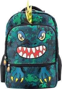 img 4 attached to 🦕 Kid's Dinosaur Backpack by HiFenly - Perfect for Kindergarten and Elementary School