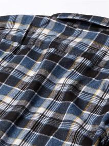 img 2 attached to 👕 B8210 Burnside Men's Clothing: Yarn Dyed Sleeve Flannel Shirt