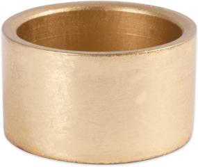 img 3 attached to 🏮 DII Decorative Painted Acrylic Napkin Ring Set, Gold - 6 Pieces to Elevate Table Décor