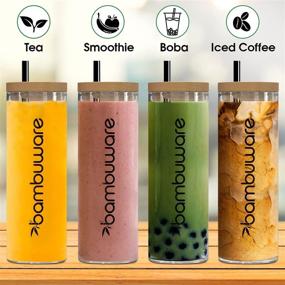 img 2 attached to Refreshingly Sustainable: Bambuware Boba Tea Tumbler Embraces Eco-Friendliness