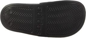 img 1 attached to 👞 Adidas Unisex Youth Adilette Black Shower Shoes for Boys
