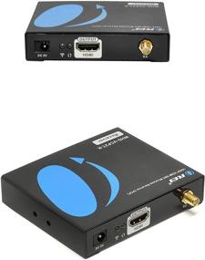 img 1 attached to 📶 OREI Wireless HDMI Extender Transmitter & Receiver Dongle 2x1 1080P Kit - Stream from Laptop, PC, Switching - Up to 50 Ft Range (WHD-VCP2T-K)