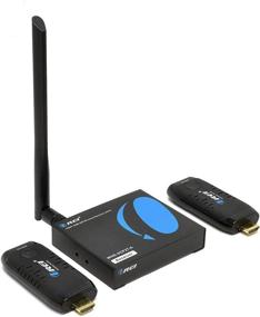 img 3 attached to 📶 OREI Wireless HDMI Extender Transmitter & Receiver Dongle 2x1 1080P Kit - Stream from Laptop, PC, Switching - Up to 50 Ft Range (WHD-VCP2T-K)