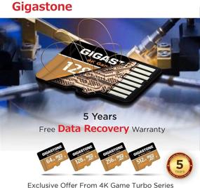 img 1 attached to 💾 Gigastone 512GB Micro SD Card with 5-Year Free Data Recovery: Ideal for Nintendo Switch, GoPro, & More!