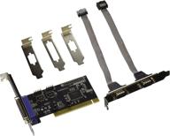 🔌 rc-303 pci card with 2x serial and 1x parallel port by rosewill logo