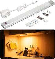 super bright hand wave sensing under cabinet lighting - wobane plug in led light bar логотип