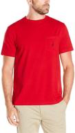 nautica men's solid t-shirt with sleeve pocket - clothing in t-shirts & tanks logo