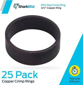 img 3 attached to 🦈 25 Pack of SharkBite 23103CP25 PEX Pipe Crimp Rings, 3/4 Inch Plumbing Fittings - Enhanced for SEO