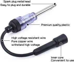 img 1 attached to MIKKUPPA Inline Spark Plug Tester for Small Motor Vehicles: Ideal for Motorcycles, Lawn Mowers, and More