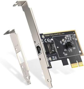 img 4 attached to 🖧 Enhanced 2.5GBase-T PCIe Network Adapter, 2500/1000/100Mbps PCI Express Gigabit Ethernet Card RJ45 LAN Controller – Compatible with Windows Server/Windows OS – Includes Standard and Low-Profile Brackets