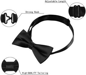 img 3 attached to Tripome Classic Pre Tied Bow Tie