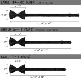 img 2 attached to Tripome Classic Pre Tied Bow Tie