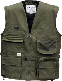img 4 attached to Junior Adventure Vest in Cotton Stone by FOXFIRE for Kids