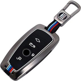 img 4 attached to 🔑 Чехол для ключа BMW Key Fob - Держатель бесключевого пульта дистанционного управления для BMW серий 1, 3, 4, 5, 6, 7, X3, X4, M5, M6, GT3, GT5 - Защитный чехол для оболочкиключа.