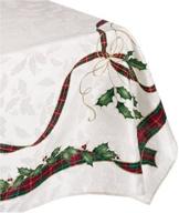 🎄 lenox holiday tablecloth - 104 inch rectangle for festive celebrations logo