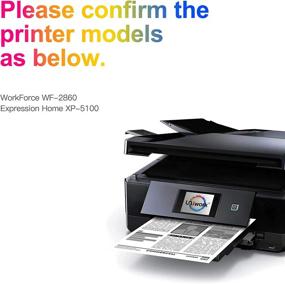 img 2 attached to Uniwork Remanufactured Ink Cartridge Replacement for Epson 202XL - High-quality Ink Solution for Workforce WF-2860 & Expression Home XP-5100 Printers (2 Black Cartridges)