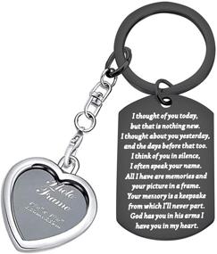 img 4 attached to 🌹 Memorial Sympathy Keychain - PLITI Thoughtful Remembrance