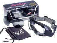 global vision spider motorcycle eyewear - clear & smoke lens kit logo