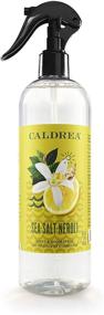 img 4 attached to 🌊 Caldrea Transparent Linen & Room Spray Air Freshener with Essential Oils, Plant-Derived Ingredients, Sea Salt Neroli Scent - Packaging May Vary, 16 Fl Oz