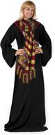 🧙 harry potter cozy sleeved throw blanket, measures 48 x 71 inches, winter potter logo