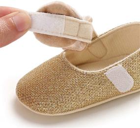 img 1 attached to No Slip Toddler Princess Girls' Shoes: BENHERO Кожаные туфли для стиля и безопасности