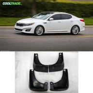 genuine kia mud guards for 2014-2015 optima k5 - 4pcs/1set splash flaps, new oem parts logo