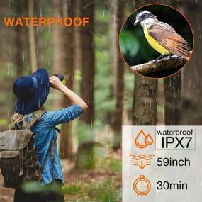 img 1 attached to 🔭 High Power Monocular Telescope - 12X42 for Bird Watching, Waterproof HD Monocular with Tripod by Hyper FMC BAK4 Prism & Eco-Friendly Materials