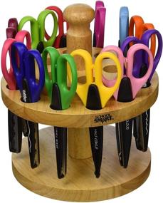 img 1 attached to Set of 12 School Smart Paper Edger Scissors, Assorted Colors, 6-1/2 x 2-1/2 Inches, Ideal for Scrapbooking and Crafts (1-Pack)