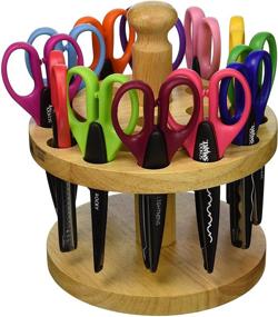 img 2 attached to Set of 12 School Smart Paper Edger Scissors, Assorted Colors, 6-1/2 x 2-1/2 Inches, Ideal for Scrapbooking and Crafts (1-Pack)