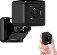🎥 small wireless camera with motion detection, night vision, and loop recording - perfect mini nanny cam for home security, cop surveillance, or pet monitoring (no wi-fi) logo