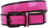 💃 stylish and sleek patent leather women's accessories with trim logo