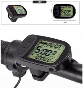 img 2 attached to 🚴 Schuck Electric Bike Conversion Kit - 36V 48V 500W, 16-29"/700C Front Wheel Motor with LCD5 Display